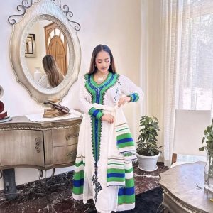 Enchanting Green Habesha Cultural Dress Habesha Kemis Ethiopian Dress Style Traditional Habesha Libs