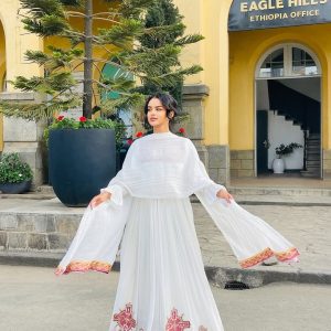 White Habesha Dress
