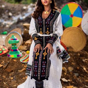 Colorful Tilet Ashenda Dress Beautiful Festive Eritrean Dress