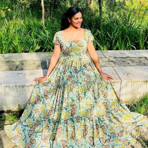 Traditional Ethiopian Chiffon Gown